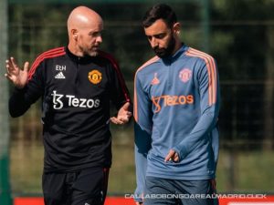 Erik ten Hag luôn một mực bảo vệ Bruno Fernandes